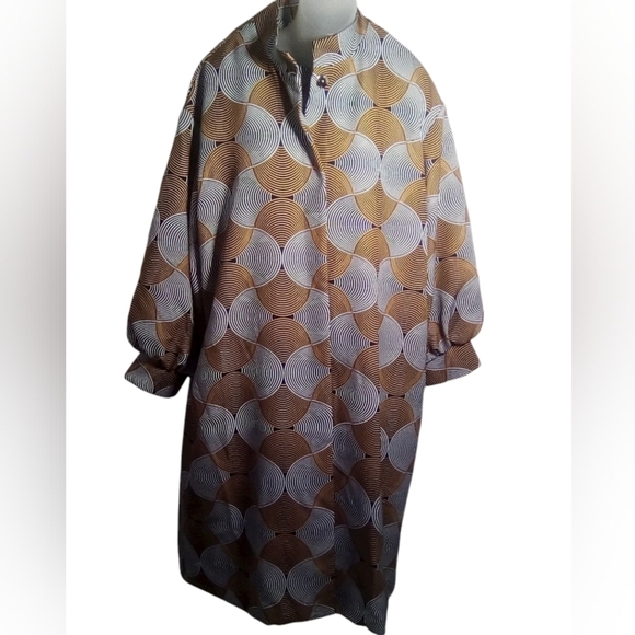 Stylewe Abstract 2 Piece Bold Print Knee LengthTunic & Dress Set Size Medium - Picture 2 of 10